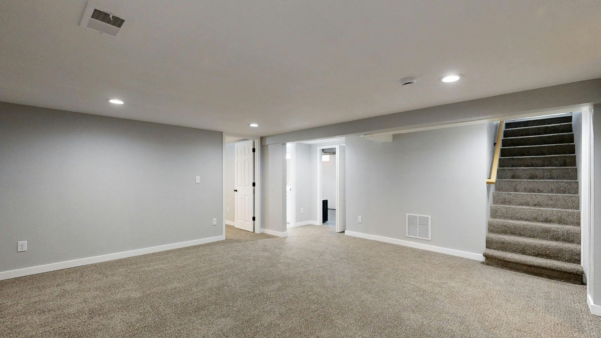 Basement remodeling project